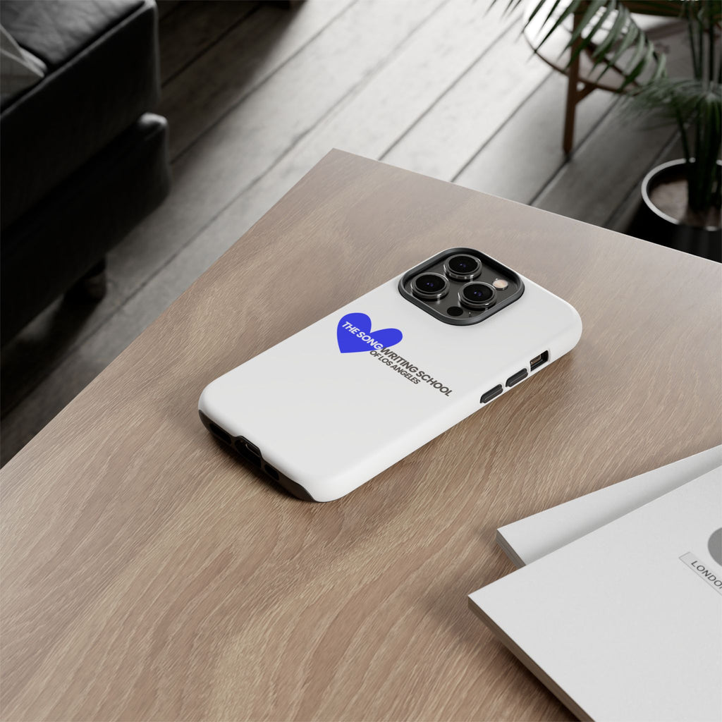 Songwriting School Phone Case - Tough and Stylish Case with Heart Design