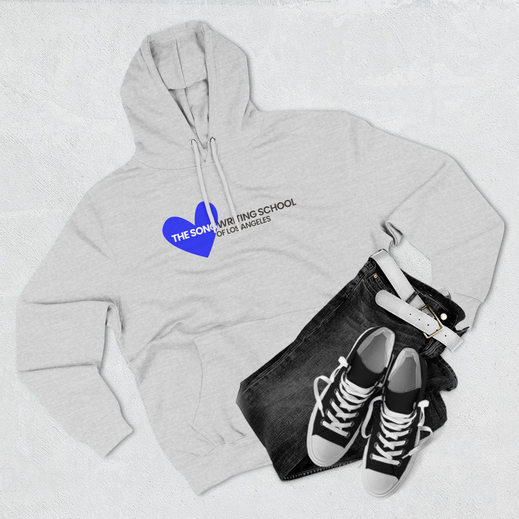 Fleece Hoodie - Leading with Heart at The Songwriting School