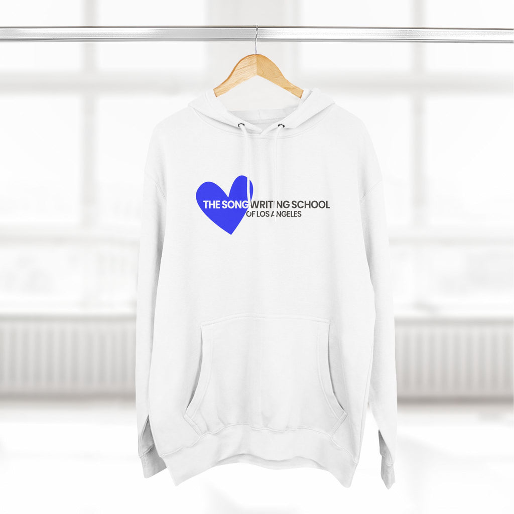 Fleece Hoodie - Leading with Heart at The Songwriting School