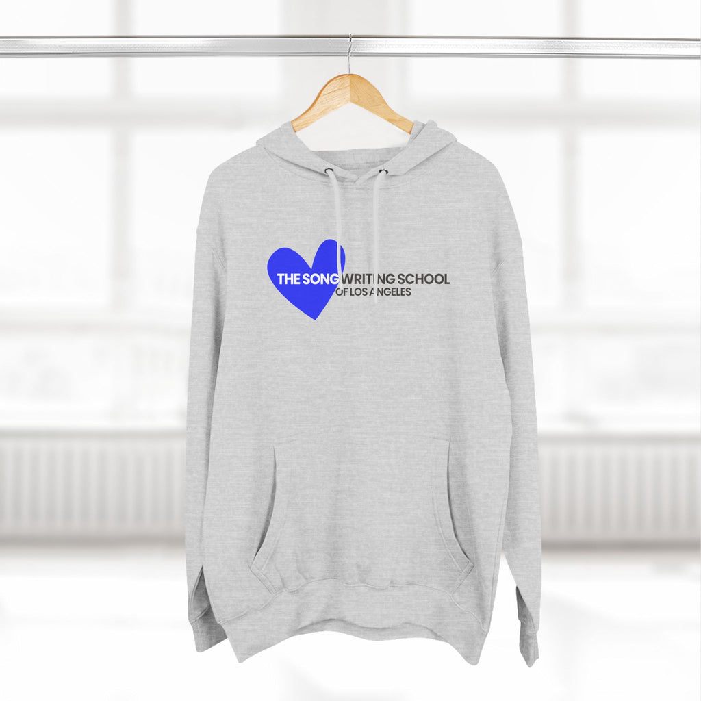 Fleece Hoodie - Leading with Heart at The Songwriting School