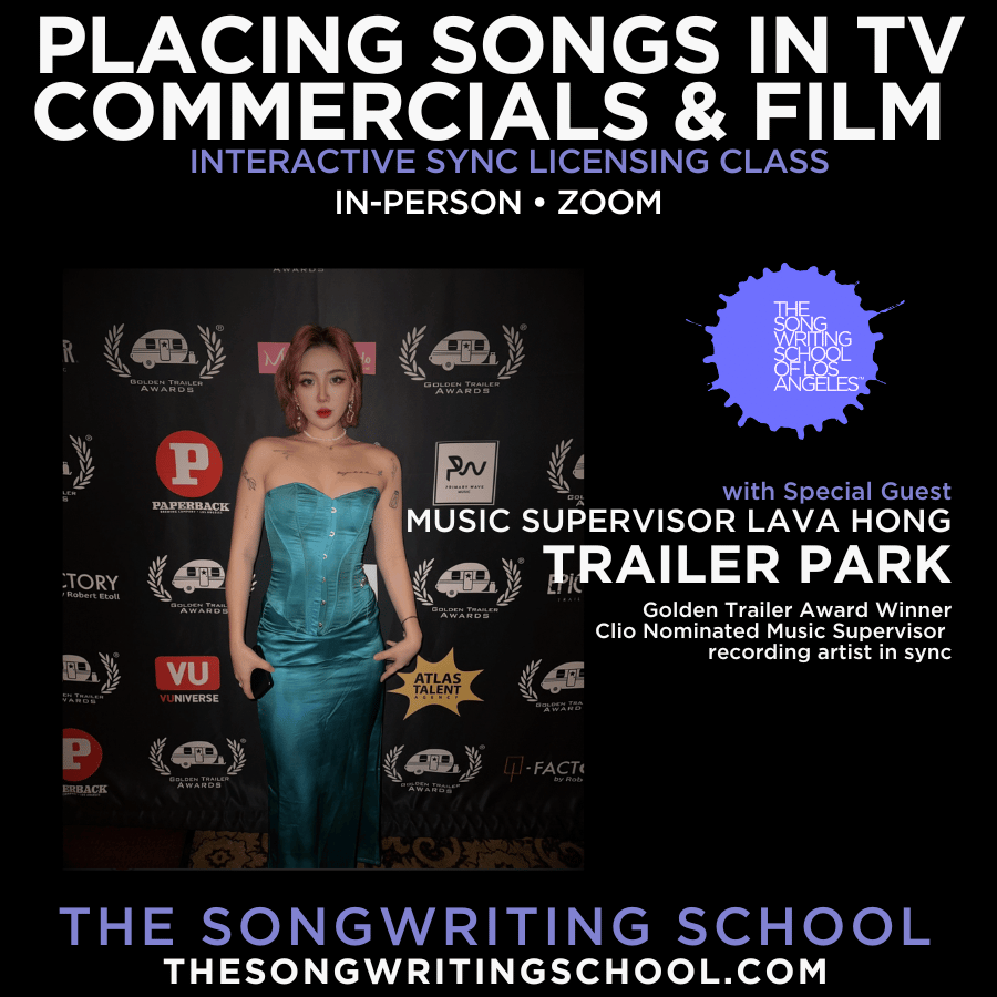 Placing Songs In TV, Commercials, & Film - WINTER 2025 JOIN 2/24/25 + Writing Camps