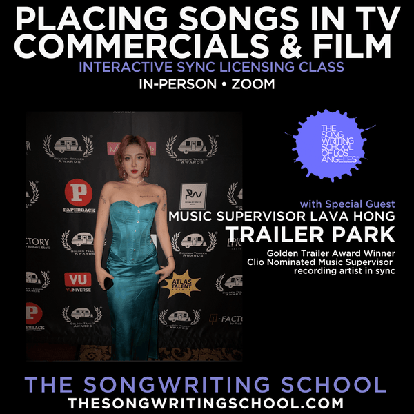 Placing Songs In TV, Commercials, & Film - WINTER 2025 JOIN 2/24/25 + Writing Camps