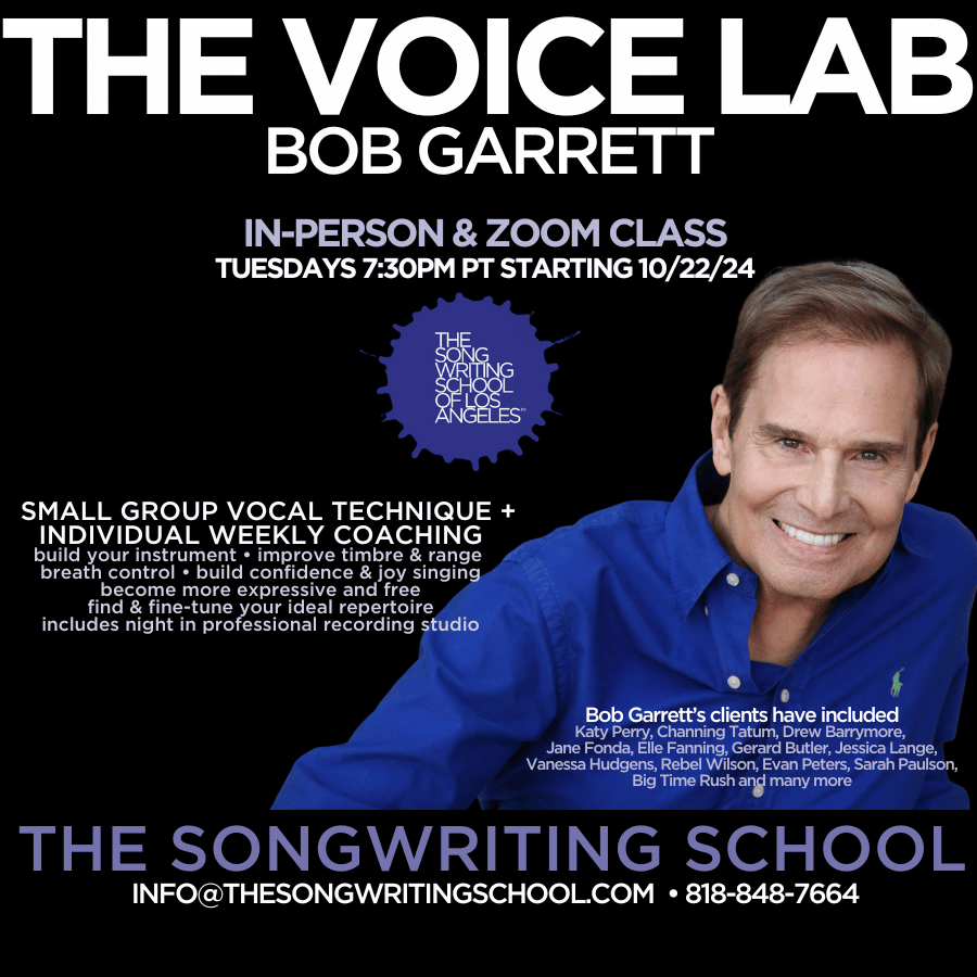 THE VOICE LAB with Bob Garrett - Vocal Technique & Performance, In