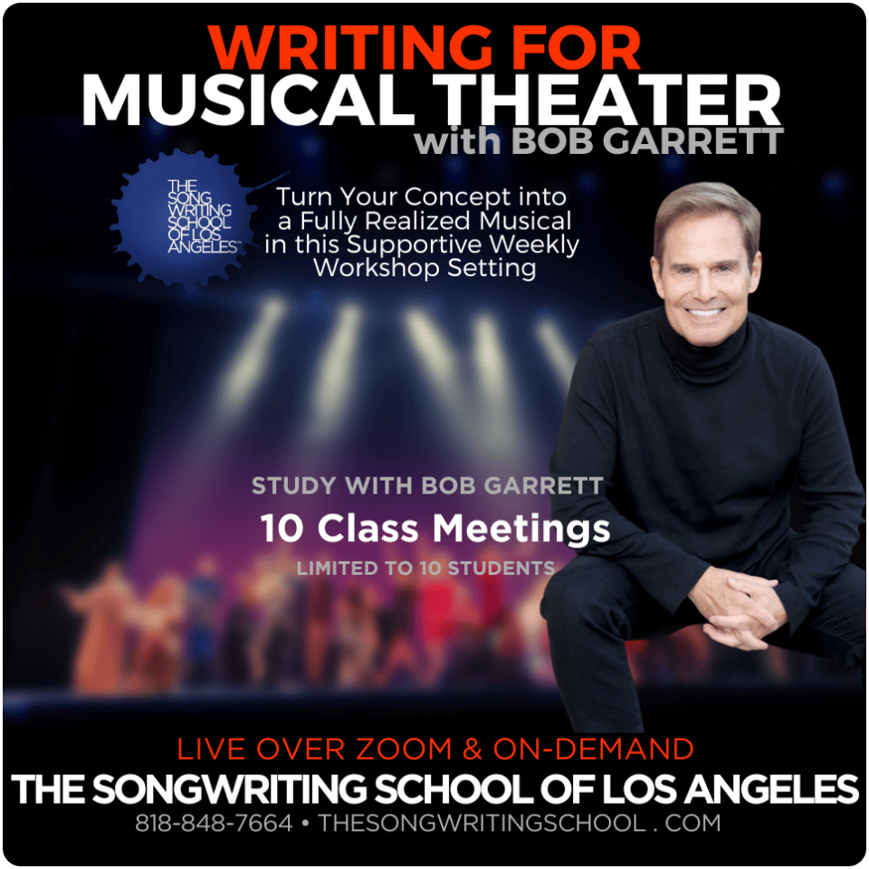Writing for Musical Theater Returns FALL 2025! Thursdays 7pm